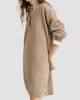 Brunello Cucinelli Women's Virgin Wool, Cashmere and Silk Rib Knit Dress with Precious Half Zip - 5