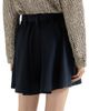 Brunello Cucinelli Women's Virgin Wool Crêpe Chevron Skirt Pants with Monili - 4