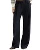 Brunello Cucinelli Women's Virgin Wool Crêpe Chevron Tailored Barrel Trousers - 2