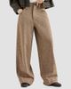 Brunello Cucinelli Women's Virgin Wool Donegal Baggy Five-pocket Trousers - 3