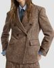 Brunello Cucinelli Women's Virgin Wool Donegal Blazer - 4