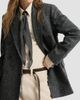 Brunello Cucinelli Women's Virgin Wool Donegal Blazer with Monili - 5