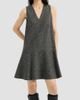 Brunello Cucinelli Women's Virgin Wool Donegal Mini Dress with Monili - 3