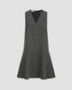 Brunello Cucinelli Women's Virgin Wool Donegal Mini Dress with Monili - 7