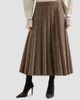 Brunello Cucinelli Women's Virgin Wool Donegal Pleated Skirt - 2