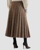 Brunello Cucinelli Women's Virgin Wool Donegal Pleated Skirt - 3