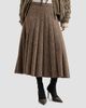 Brunello Cucinelli Women's Virgin Wool Donegal Pleated Skirt - 4