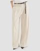 Brunello Cucinelli Women's Virgin Wool Gabardine Pleated Barrel Trousers with Monili - 5