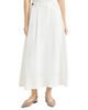 Brunello Cucinelli Women's Viscose and Linen Fluid Twill Sartorial Skirt with Monili - 2
