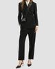 Brunello Cucinelli Women's Viscose and Virgin Wool Tuxedo Jacket with Monili - 2