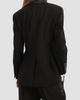 Brunello Cucinelli Women's Viscose and Virgin Wool Tuxedo Jacket with Monili - 4
