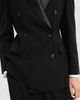 Brunello Cucinelli Women's Viscose and Virgin Wool Tuxedo Jacket with Monili - 6
