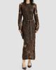 Brunello Cucinelli Women's Whispering Bloom Embroidery Knit Dress - 6