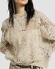 Brunello Cucinelli Women's Whispering Bloom Embroidery Sweater in Sparkling Mohair and Wool - 6