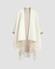Brunello Cucinelli Women's Wool and Cashmere Double Knit Reversible Poncho - 1