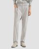 Brunello Cucinelli Women's Wool Flannel Baggy Trousers with Monili - 2