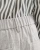 Brunello Cucinelli Women's Wool Flannel Baggy Trousers with Monili - 4