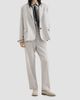 Brunello Cucinelli Women's Wool Flannel Baggy Trousers with Monili - 6
