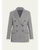 Brunello Cucinelli Wool-Mohair Herringbone Blazer - 1
