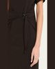 Brunello Cucinelli Wrap-Waist Midi Dress w/ Monili - 5