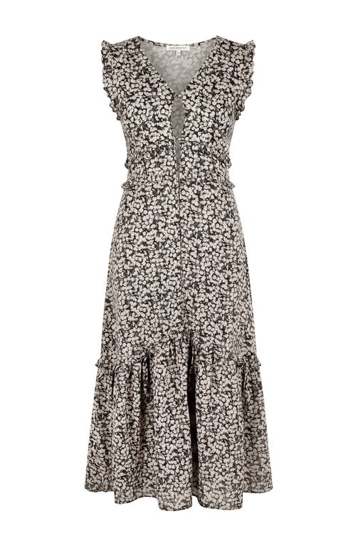 BRUNNA.CO BRUNNA.CO The Black Cherry Cotton Midi Vacation Dress 