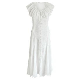 BRUNNA.CO BRUNNA.CO The Padar Embroidery Midi Dress