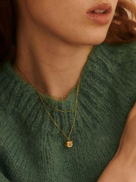 BSWAN 925 Silver Openable Box Gold Plated Necklace