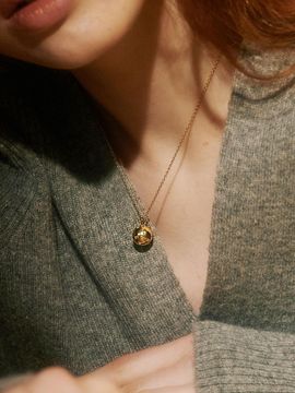 BSWAN Memory Pendant Adjustable Chain Gold Necklace