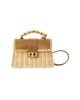BTB Los Angeles Women's Debon Rattan Top-Handle Bag - 1