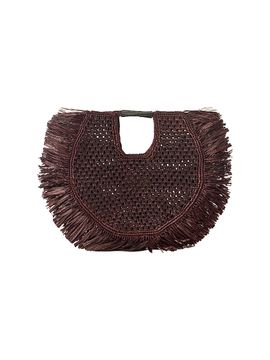 BTB Los Angeles Women's Haden Fringed Raffia Tote Bag