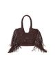 BTB Los Angeles Women's Hunter Mini Fringed Raffia Tote Bag - 1