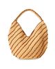 BTB Los Angeles Women's Paisley Beaded Raffia Hobo Bag - 1