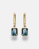 Bucherer Fine Jewellery Bucherer Fine Jewellery 18kt gold drop earrings with topaz - 1