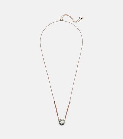 Bucherer Fine Jewellery Bucherer Fine Jewellery 18kt rose gold necklace with prasiolite and diamonds
