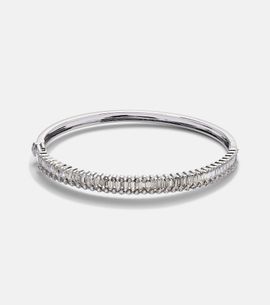 Bucherer Fine Jewellery Bucherer Fine Jewellery Baguette Love 18kt white gold bangle with diamonds