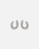 Bucherer Fine Jewellery Bucherer Fine Jewellery Baguette Love 18kt white gold earrings with diamonds - 1
