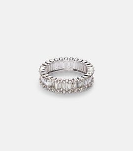 Bucherer Fine Jewellery Bucherer Fine Jewellery Baguette Love 18kt white gold ring with diamonds