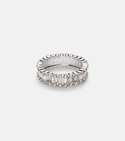 Bucherer Fine Jewellery Bucherer Fine Jewellery Baguette Love 18kt white gold ring with diamonds