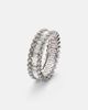 Bucherer Fine Jewellery Bucherer Fine Jewellery Baguette Love 18kt white gold ring with diamonds - 4