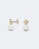Bucherer Fine Jewellery Bucherer Fine Jewellery Bloom 18kt gold earrings with pearls and diamonds - 4