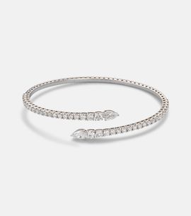 Bucherer Fine Jewellery Bucherer Fine Jewellery Classics Twist 18kt white gold bangle with diamonds