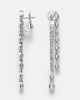 Bucherer Fine Jewellery Bucherer Fine Jewellery Diamond Twist 18kt white gold drop earrings with diamonds - 4