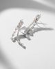 Bucherer Fine Jewellery Bucherer Fine Jewellery Diamond Twist 18kt white gold drop earrings with diamonds - 5