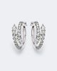 Bucherer Fine Jewellery Bucherer Fine Jewellery Diamond Twist 18kt white gold earrings with diamonds - 1