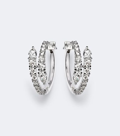 Bucherer Fine Jewellery Bucherer Fine Jewellery Diamond Twist 18kt white gold earrings with diamonds