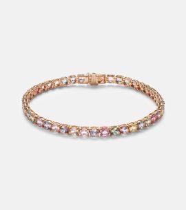 Bucherer Fine Jewellery Bucherer Fine Jewellery Essentials Rivière 18kt rose gold bracelet with sapphires