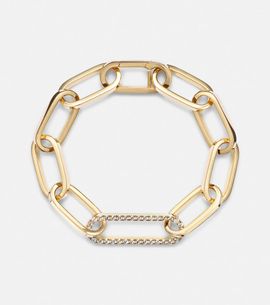 Bucherer Fine Jewellery Bucherer Fine Jewellery Link 18kt gold bracelet with diamonds