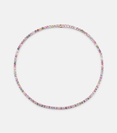 Bucherer Fine Jewellery Bucherer Fine Jewellery Pastello Essentials Rivière 18kt rose gold necklace with sapphires