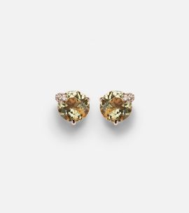 Bucherer Fine Jewellery Bucherer Fine Jewellery Peekaboo 18kt rose gold earrings with beryls and diamonds