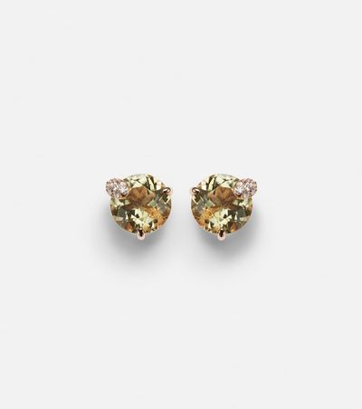 Bucherer Fine Jewellery Bucherer Fine Jewellery Peekaboo 18kt rose gold earrings with beryls and diamonds